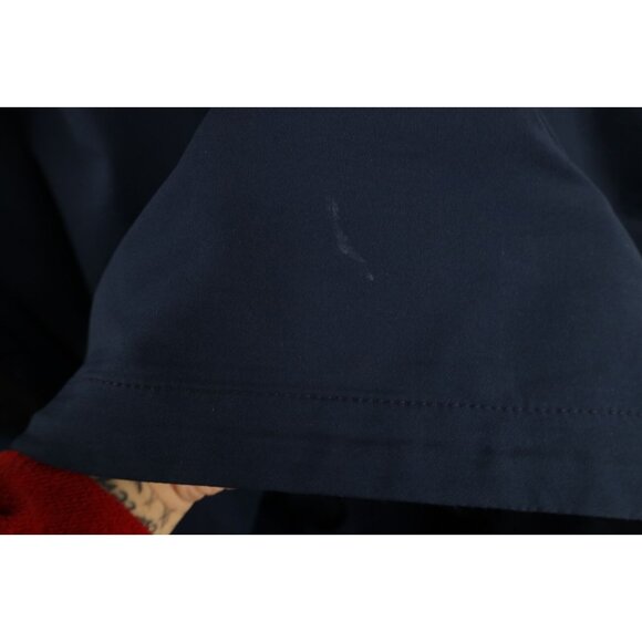 Nike Mens Size 3XL Color Block Swoosh Half Zip Pullover Jacket Navy Blue - Picture 12 of 15